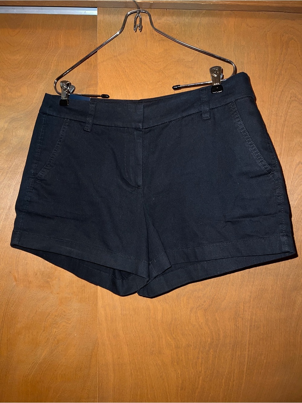 J. Crew Black Tailored Cotton Blend Shorts